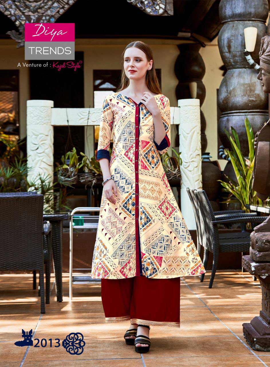Purple City Vol-2 Diya Trends Pigment Print Kurti Supplier Purple City Vol-2 Diya Trends Pigment Print Kurti Supplier